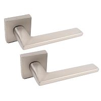 Ручки на розеті TRION Mars ZL (FTZ49) MSN нікель